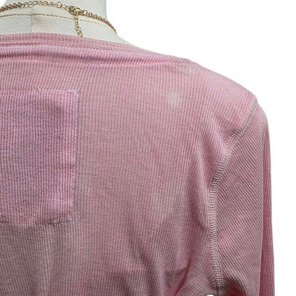 !! SOLD !! Abercrombie Vintage Light Pink Sought After Light Pink Babydoll Top - Picture 5 of 9